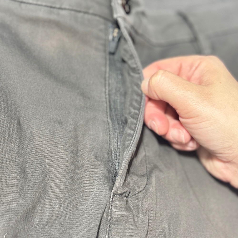 Birddogs Pants Dark Gray Lined Chino Performance Golf Gorpcore Mens 34x34 - Picture 6 of 10